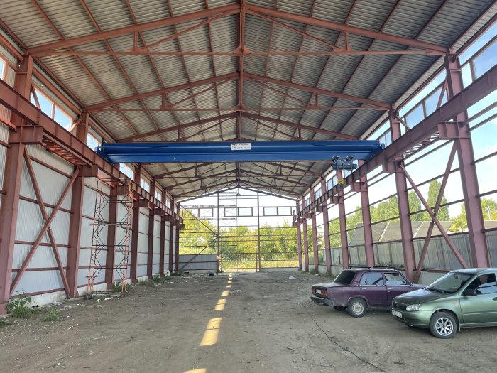 Мостовой опорный кран г/п 10т