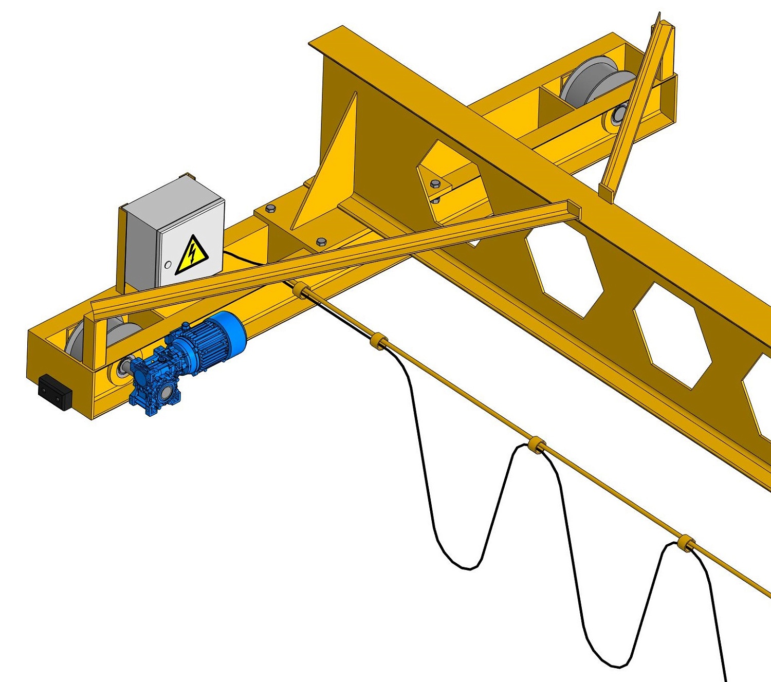 Кран-балки опорные электрические