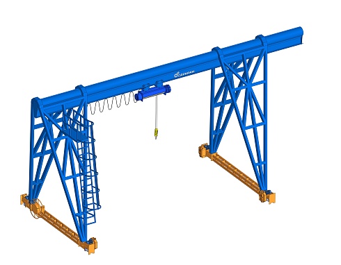 Козловой однобалочный кран