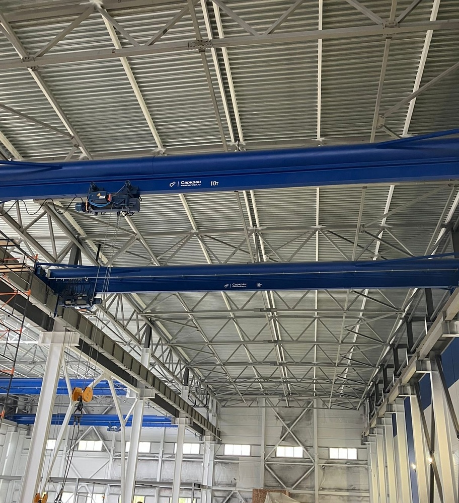 Кран опорный однобалочный г/п 10т пролёт 16,5 м.