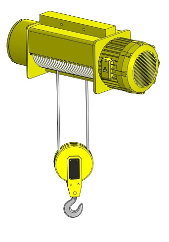 Тельферы канатные стационарные стандартные (Россия)