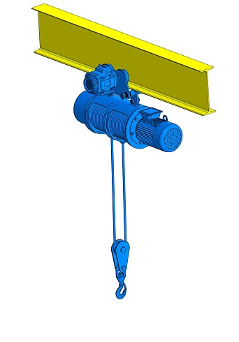 Тельферы канатные передвижные стандартные (Китай)