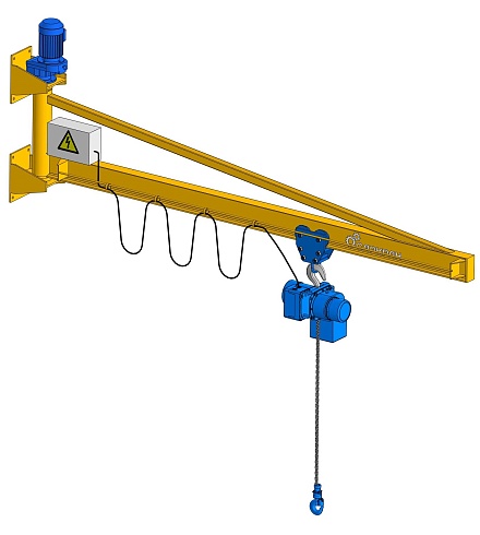 Консольный настенный электрический кран