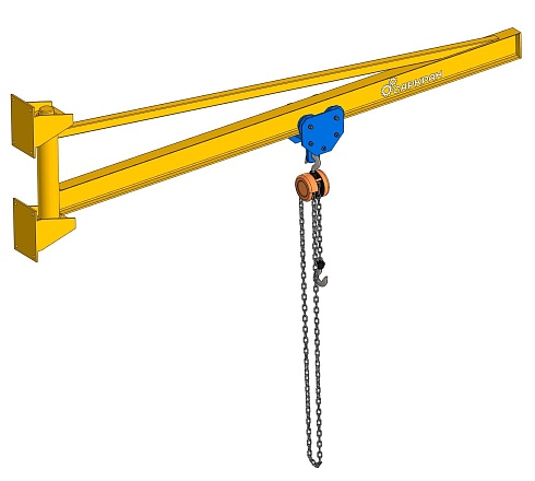 Консольный настенный ручной кран