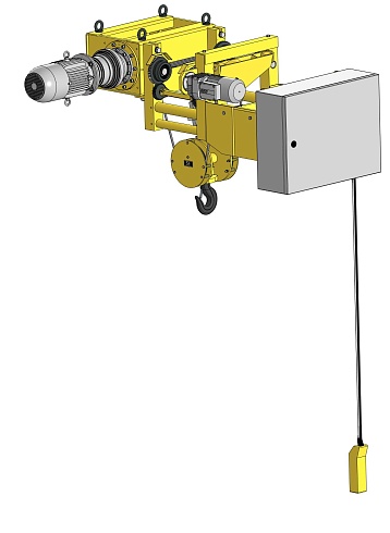 Тельферы канатные передвижные с уменьшенной высотой (Россия)