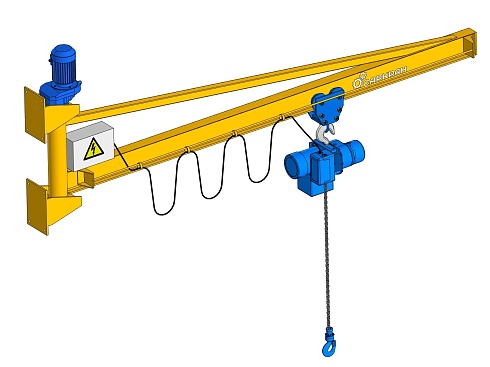 Консольный настенный электрический кран