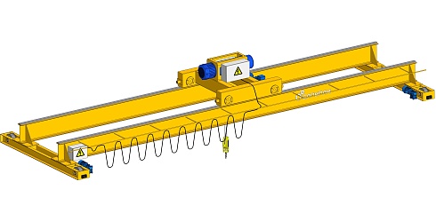 Мостовой двухбалочный электрический кран