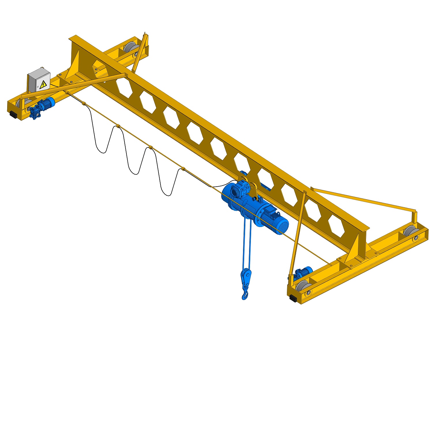 Кран-балки опорные электрические