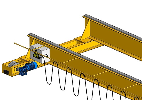 Мостовой двухбалочный электрический кран