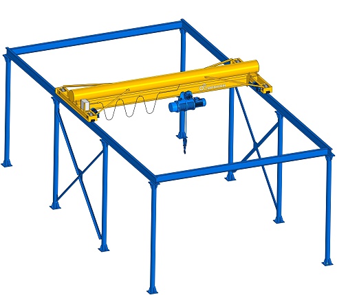 Подкрановые эстакады опорного крана